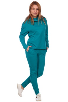 Изумрудный женский костюм ElenaTex